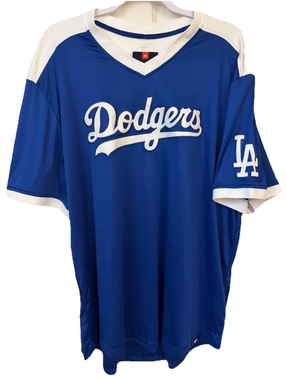 Los Angeles Dodgers Walk Off V-Neck T-Shirt - Royal 2XL